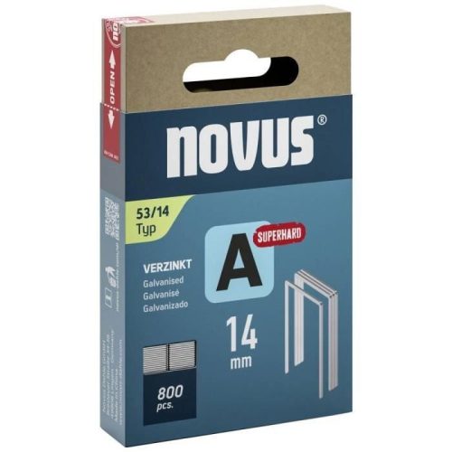 NOVUS tűzőkapocs A 53 SH szuperkemény 14 mm 800 db