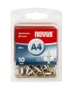 Novus popszegecsek alumínium A4  10 mm 5.0-6.5 30 db