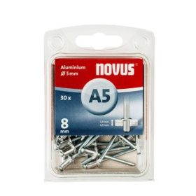Novus popszegecsek alumínium A5 8 mm 2.5-4.5 30 db