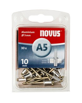 Novus popszegecsek alumínium A5 10 mm 4.5-6.0 30 db