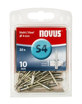 Novus popszegecsek acél S4 10 mm 4.5-6.5 20 db