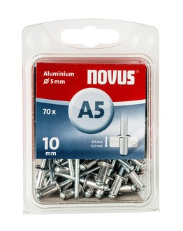 Novus popszegecsek alumínium A5 10 mm 4.5-6.0 70 db