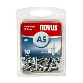 Novus popszegecsek alumínium A5 12mm 6.0-8.0 70 db