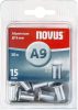 NOVUS popszegecs-anya M 6 x 15.0 alu 1.5-2.5  30db