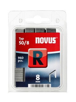 Novus tűzőkapcsok, lapos R 50 8 mm 960 db