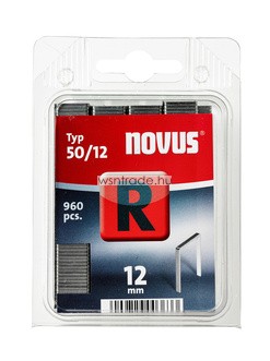 Novus tűzőkapcsok, lapos R 50 12 mm 960 db