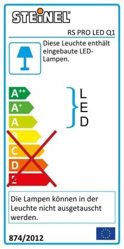 Steinel beltéri szenzorlámpa RS PRO LED Q1 melegfehér, ezüst
