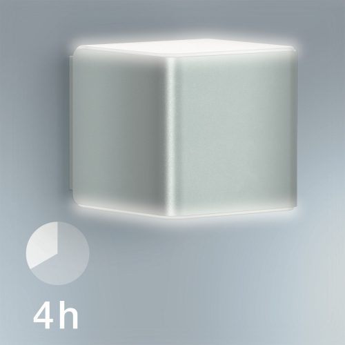 Steinel szenzorlámpa CUBO L 830 LED iHF, kültéri ezüst