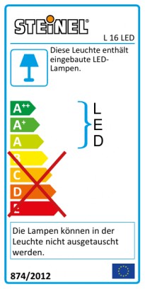 Steinel lámpa L 16 LED, beltéri, WW
