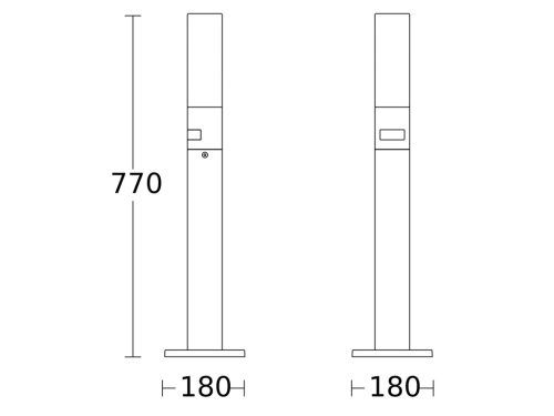 Steinel szenzorlámpa GL 65 S, kültéri