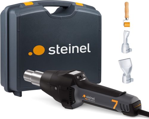 Steinel hőlégfúvó HM 2620 E kofferben, fóliahegesztő készlet